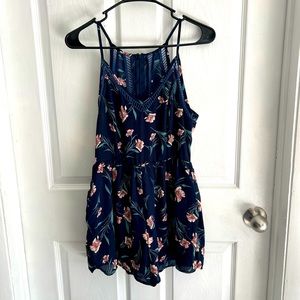 Spaghetti strap romper